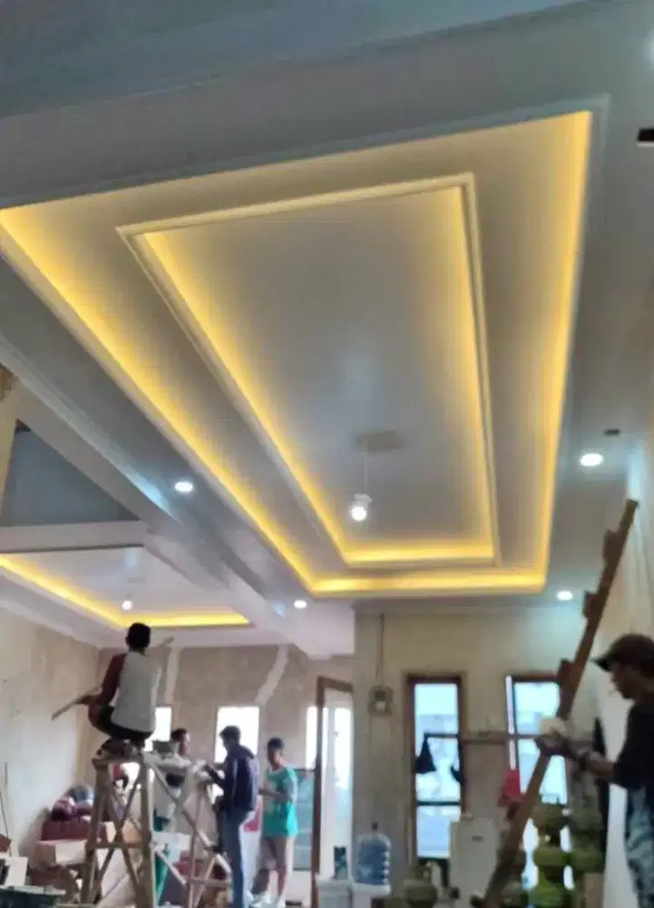 Plafon gypsum rangka hollow