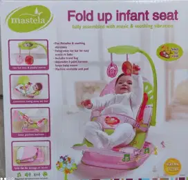 Kursi Bayi - bouncer Mastela Fold Up Infant Seat bekas (preloved)