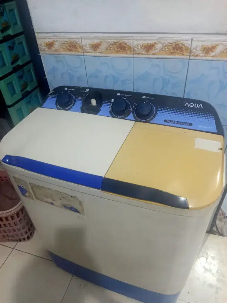 Aqua second kapasitas 8 kg mesin normal semua 575k