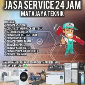 Service AC, Kulkas, Mesin Cuci, Freezer box, Bongkar Pasang AC, 24 jam