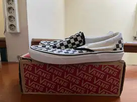 Sepatu vans slip on checkerboard original