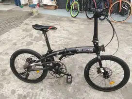 Sepeda lipat pro action 20 inchi