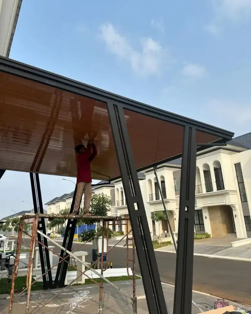 kanopi rumah atap alderon plavon pvc
