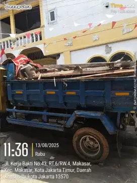 Mobil puing sampah dll