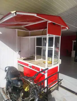 Gerobak jualan baru sekali pakai