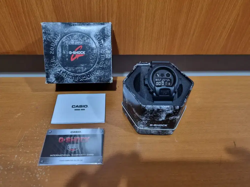 G-Shock DW-6900BB-1DR, Original, made in Japan, Baru
