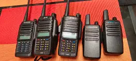 For sale 5 unit HT dualband merk jete & baofeng