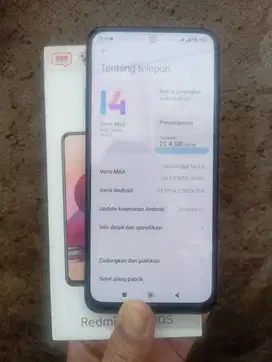 Jual Redmi Note 10S 8/128 GB Fullset Garansi Resmi