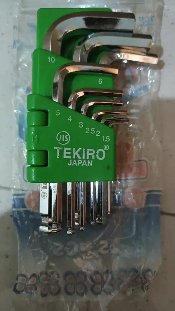 Kunci L set tekiro 8 pcs 10mm