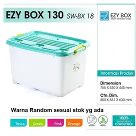 Box Penyimpanan (Kontainer) Ukuran 130L (Baru)