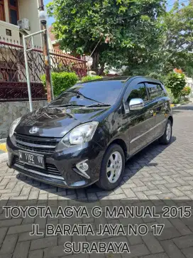 TOYOTA AGYA G MANUAL 2015