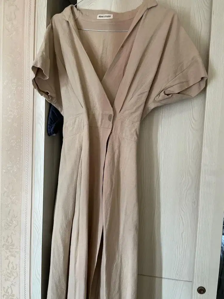 dress coklat all size