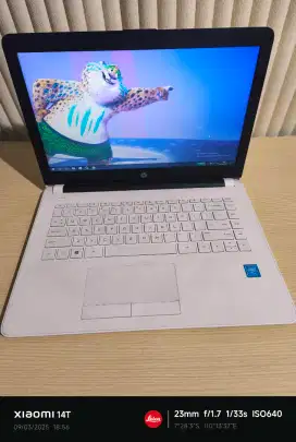 Laptop HP 14 Putih Murah Siap Pakai