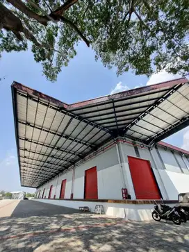 Disewakan gudang dengan luas 10.080m2 di jababeka