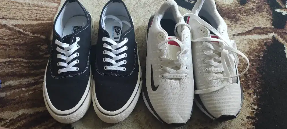 Jual spatu Nike n Vans yg tidak di pakai