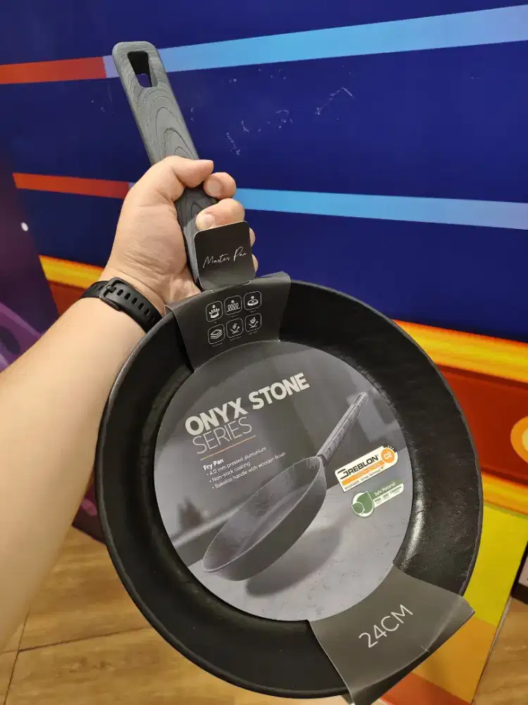 Master Pan Onyx Stone Panci Penggorengan Anti Lengket 24 cm.