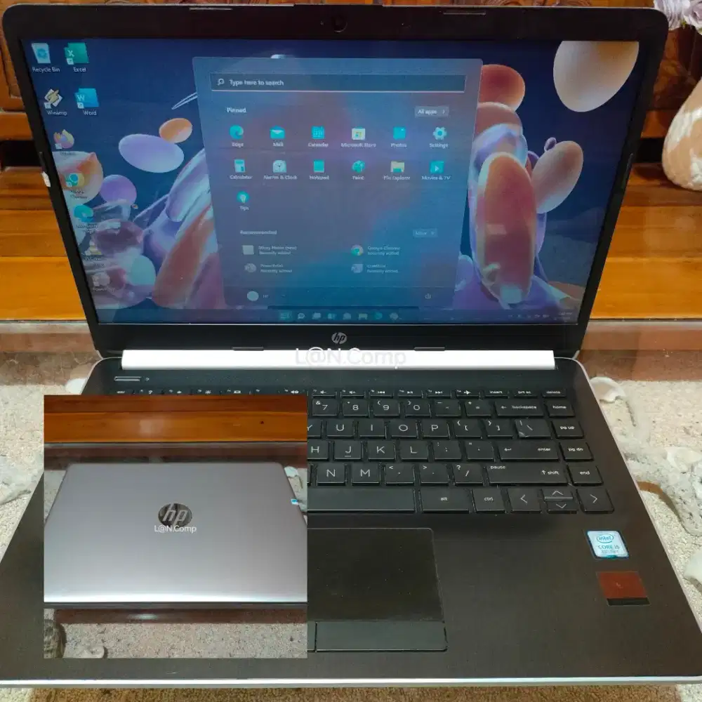Hp 14s Core i5 Generasi ke8