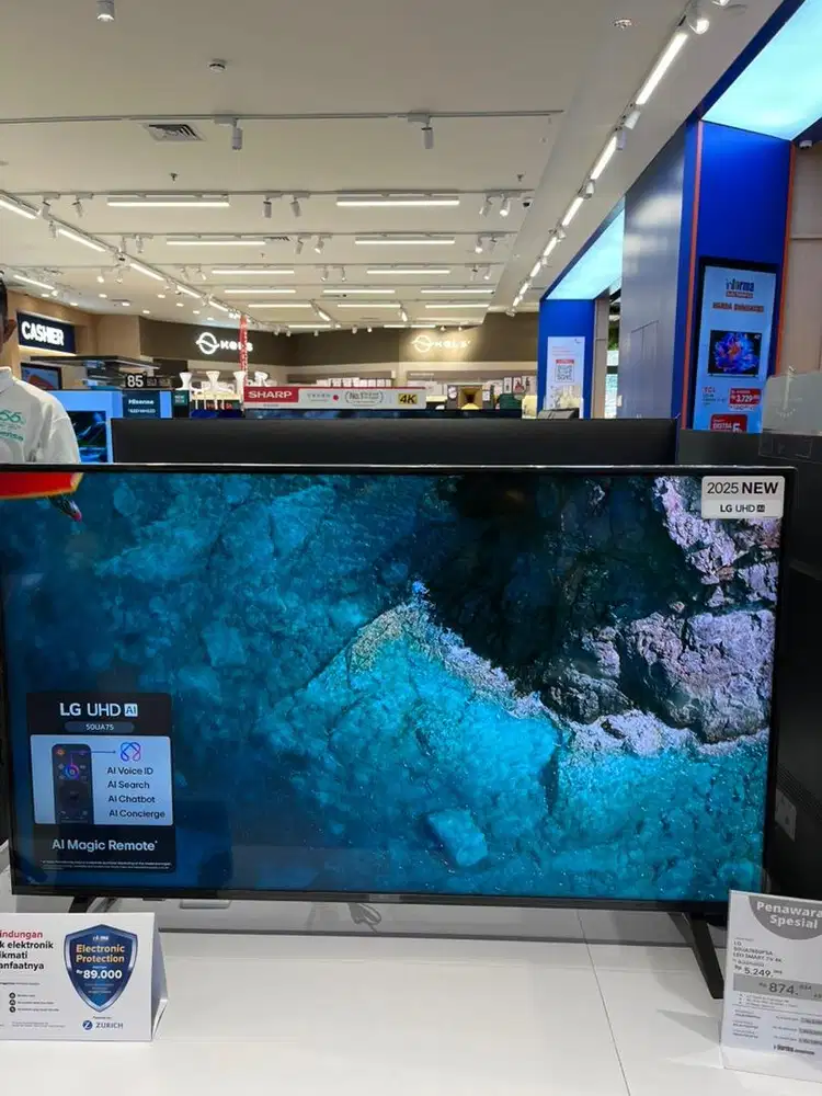 LG 50 inc 4k smart tv