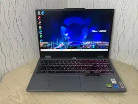 Lenovo LOQ intel i7 gen 13 ram 12/512 RTX 4050 garansi on