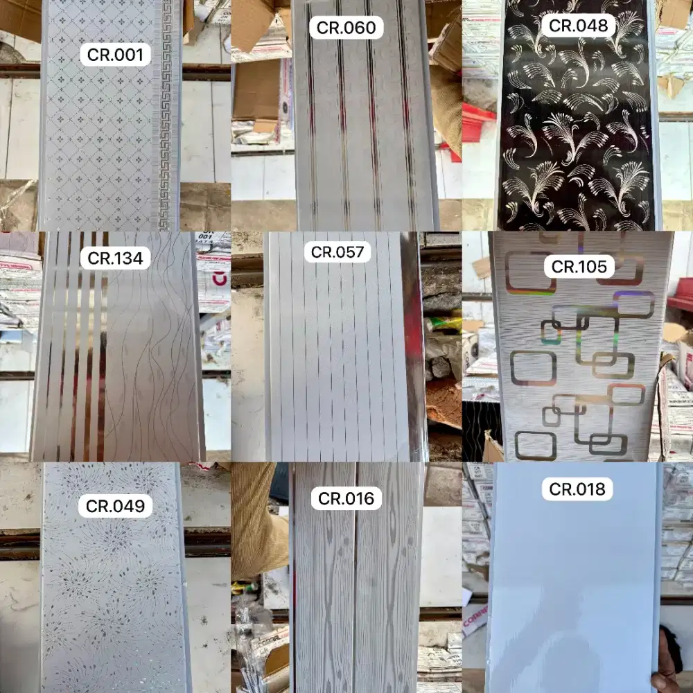 Corral plafon PVC modern dan Walpanel