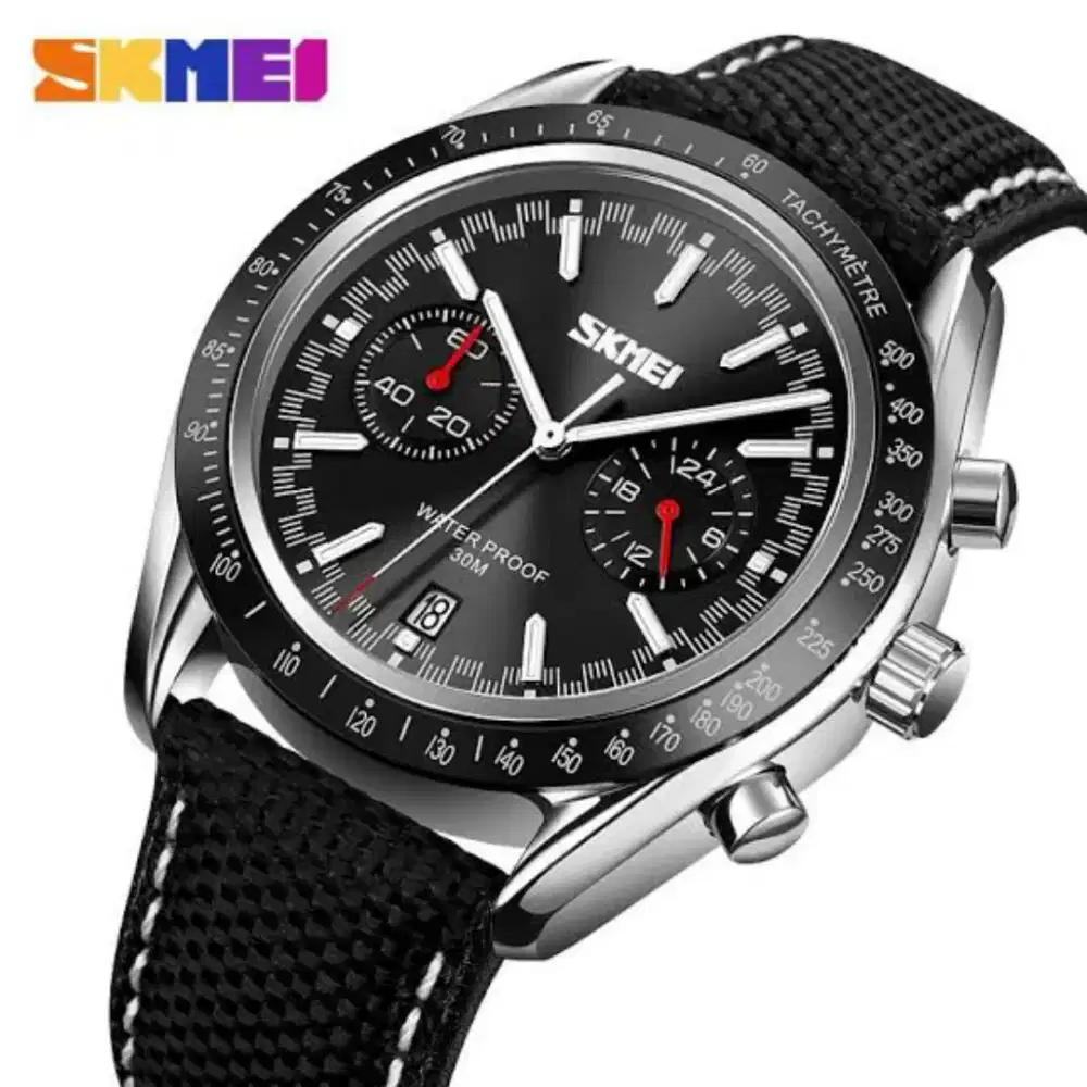 Jam tangan SKMEI Analog Pria Chronograph aktif