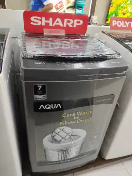 Mesin cuci 1 tabung AQUA 10kg AQW1000F