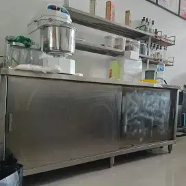 Meja stainless kualitas resto