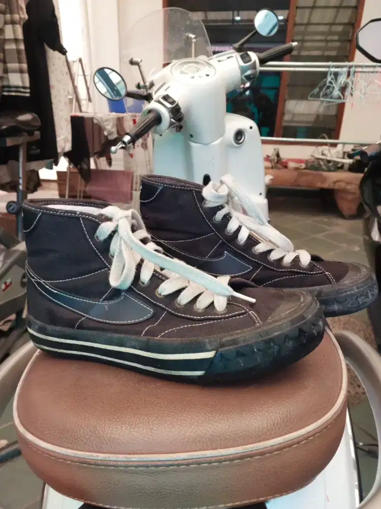 SEPATU COMPASS RETROGRADE DOBLE BLACK HI LIKE A NEW
