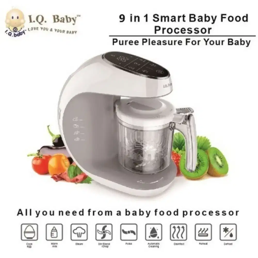 I.Q BABY SMART FOOD PROCESSOR 9 IN 1