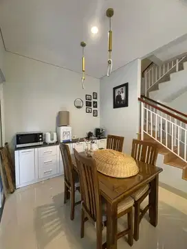Set Meja Makan Kayu Jati