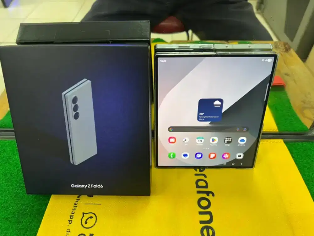 Samsung ZFOLD 6 ram 12 /512 gb mulus lengkap no minus