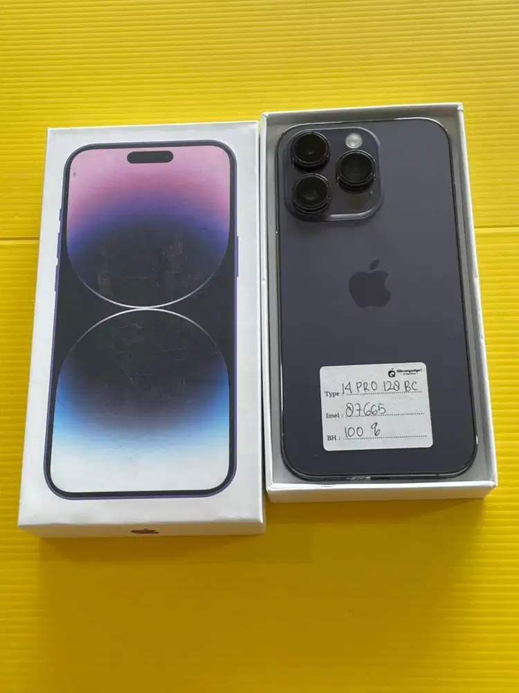 Iphone 14 pro 128gb beacukai bergaransi