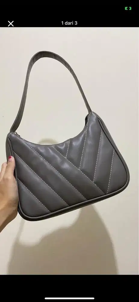 TAS SANDANG WARNA DARK GREY