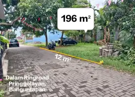 Jual Tanah di Pringgolayan Jalan Gedong Kuning