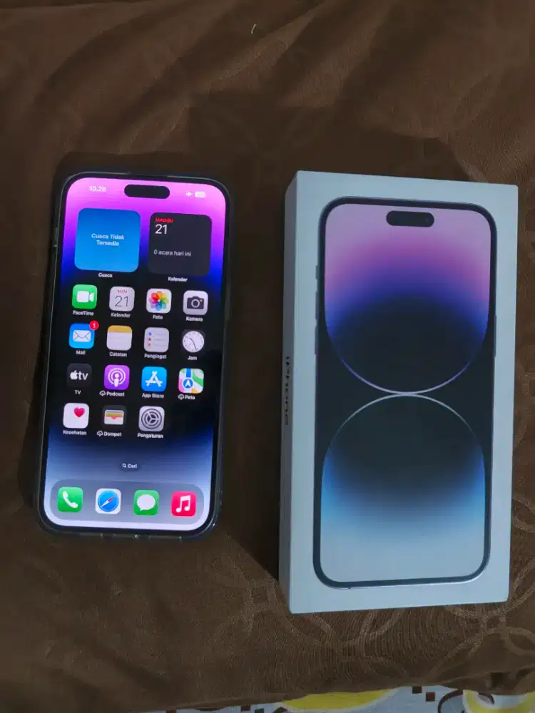 Iphone 14 pro max 128gb deep purple digimap replacement unit