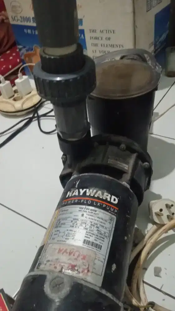 Pompa air kolam renang gede jual cepet
