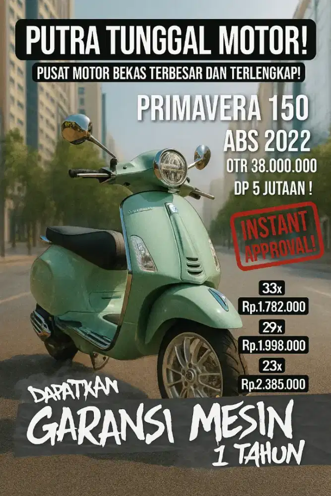 Unit limited edition dari pabrik, masa iya gak menarik? Udh aman+keren