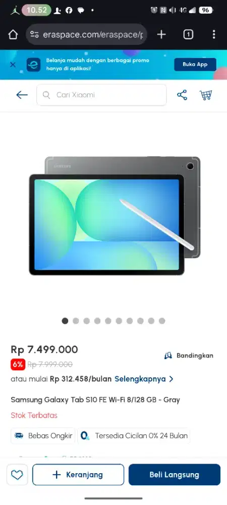 tab samsung cicilan tanpa kartu kredit