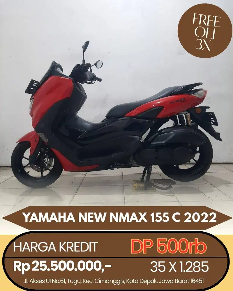 YAMAHA NEW NMAX 155 C 2022 CASH/KREDIT SYARAT MUDAH KTP/KK