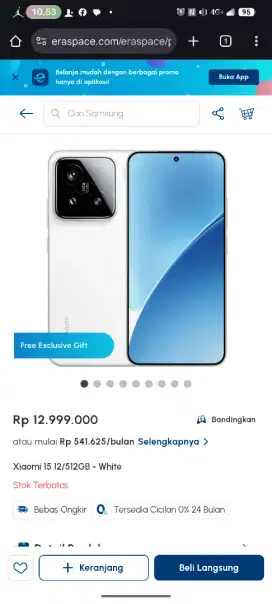 xiaomi 15 cicilan tanpa kartu kredit