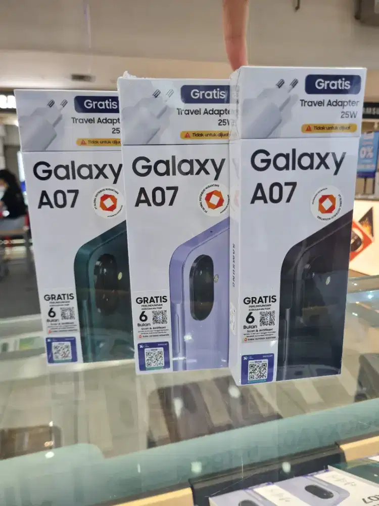 NEW GALAXY A07 4/64 FREE 25W + TEMPERED GLASS‼️