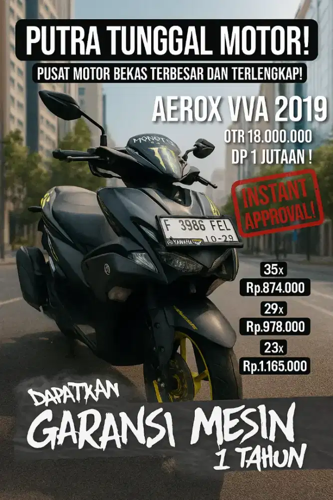 Old but like new. Aerox tua tapi gamau kalah keren sama yang mudaan