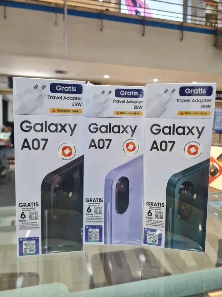 NEW GALAXY A07 4/128 FREE 25W + TEMPERED GLASS‼️