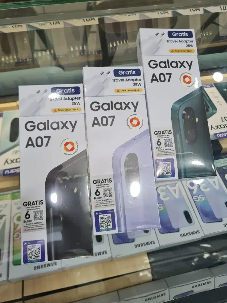 NEW GALAXY A07 6/128 FREE 25W + TEMPERED GLASS‼️