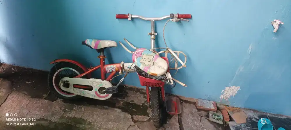 Dijual sepeda lipat anak bekas