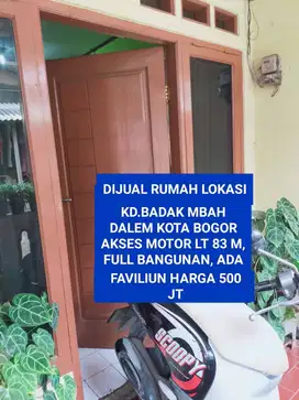 Dijual rumah kampung