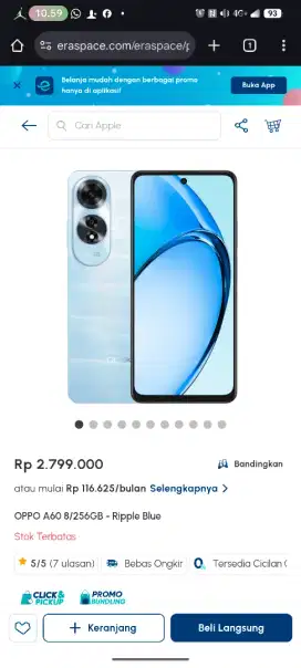 oppo a60 cicilan tanpa kartu kredit