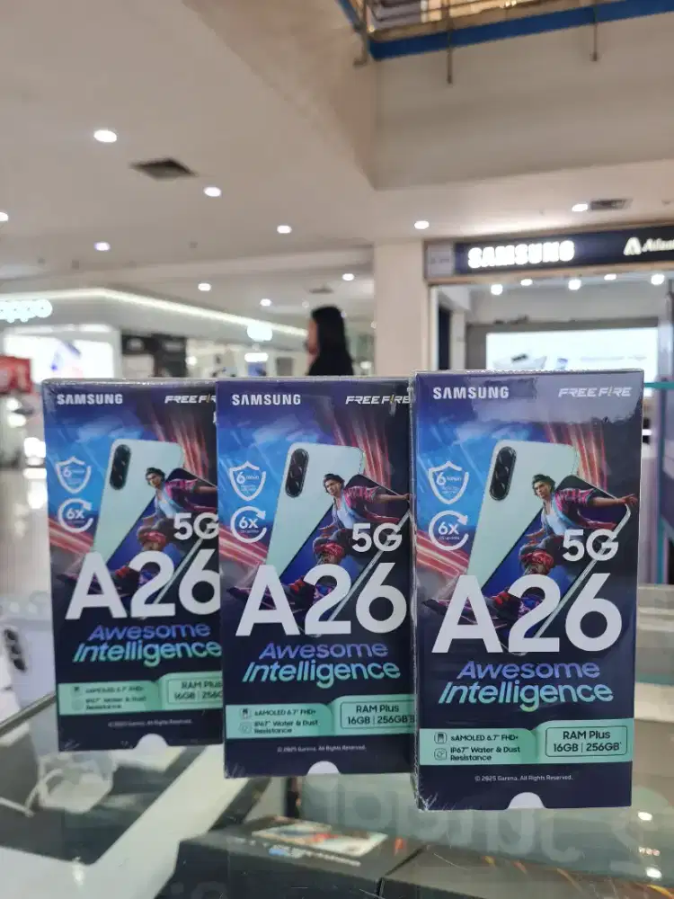 NEW GALAXY A26 5G 8/256 FREE TEMPERED GLASS + CLEAR CASE‼️