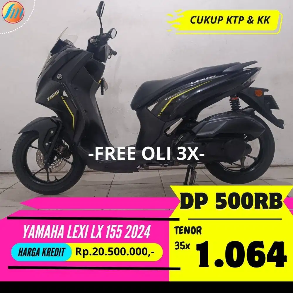 DP PROMO 500RIBU YAMAHA LEXI LX 155 2024 ANGSURAN SANGAT TERJANGKAU