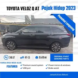 Veloz Q 1.5 2023 Hitam – Mulus Kinclong, KM Rendah, Tgn 1